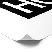 Holen Sie sich das Hotdish Funny Minnesota Poster (Ecke)