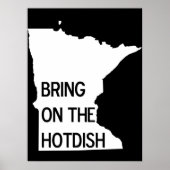 Holen Sie sich das Hotdish Funny Minnesota Poster (Vorne)