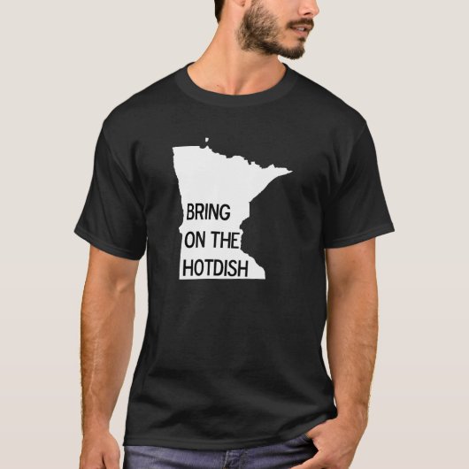 Holen Sie sich das Hotdish Funny Minnesota Tee Shi (Vorderseite)
