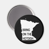 Holen Sie sich das Hotdish Minnesota Magnet (Vorderseite/Rückseite)