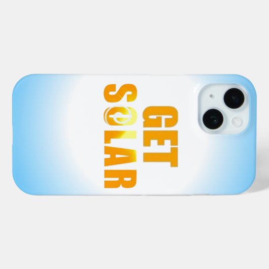 Holen Sie sich das Solarlogo Ecofriendly Solar Ene Case-Mate iPhone Hülle (Rückseite (Horizontal))