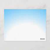 Holen Sie sich das Solarlogo umweltfreundliche Pos Postkarte (Rückseite)