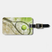 Holen Sie sich das Tennis von Grip Girls Gepäckanhänger (Vorderseite horizontal)