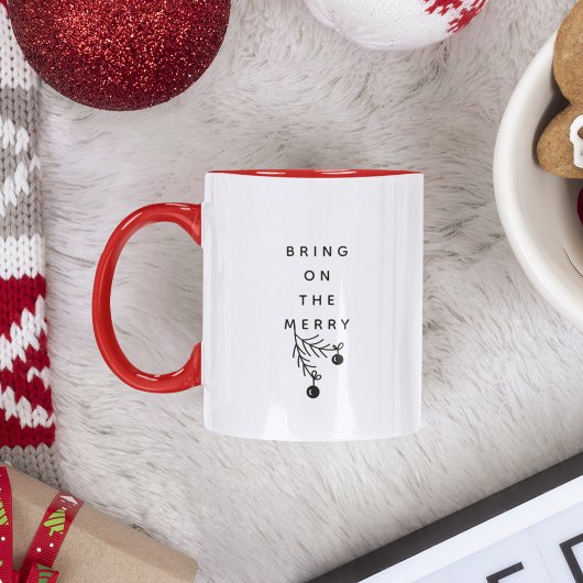 Holen Sie sich den fröhlichen Weihnachtsurlaub Fun Zweifarbige Tasse
