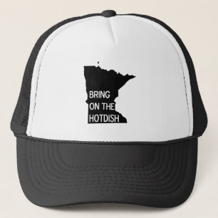Holen Sie sich den Hotdish Funny Minnesota Trucker Truckerkappe