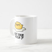 Holen Sie sich den Yolk Funny Egg Joke Pub Kaffeetasse (Vorderseite Links)