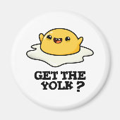 Holen Sie sich den Yolk Funny Egg Joke Pub Magnet (Vorne)