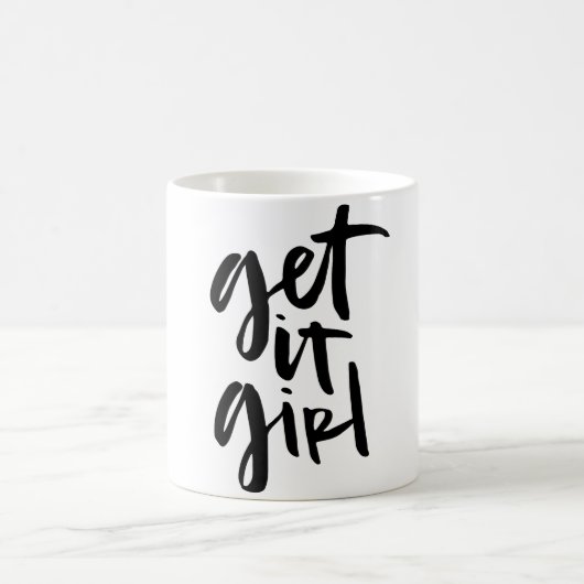 Holen Sie sich die Girl-Tasse Kaffeetasse (Mittel)