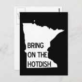 Holen Sie sich die Hotdish Funny Minnesota Postkar Postkarte (Vorne/Hinten)