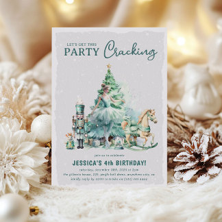 Holen Sie sich dieses Party Cracken Weihnachts-Kin Einladung