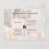 Holen Sie sich ein! Ankündigungspostkarte (Vorderseite)