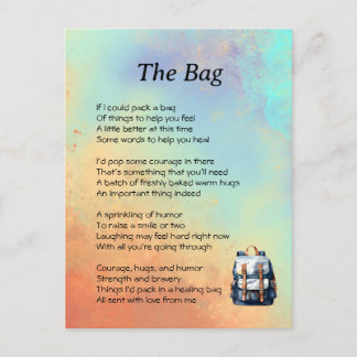 Holen Sie sich ein gutes Gedicht Postkarte