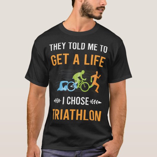 Holen Sie sich ein Triathlon T-Shirt (Vorderseite)
