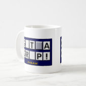 Holen Sie sich eine Grip-Tasse Kaffeetasse (Vorderseite Links)