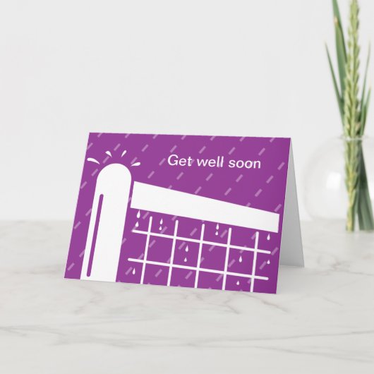 Holen Sie sich eine Karte für Tennisspieler (Vorderseite)