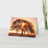 Holen Sie sich eine Oak Tree and Heart Card Karte (Vorderseite)