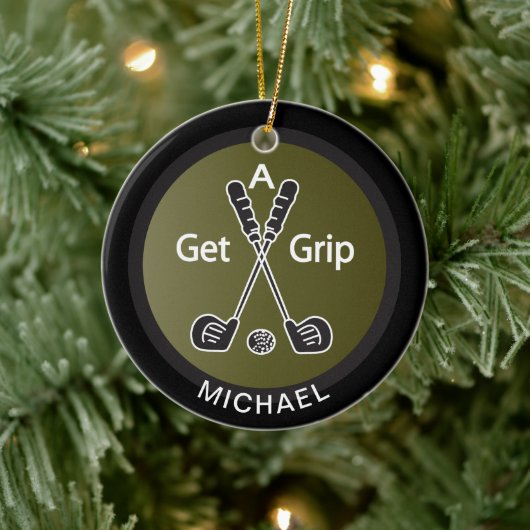 Holen Sie sich einen Grip Golf Keramikornament (Baum)