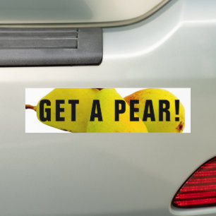 Holen Sie sich einen Pear-Autoaufkleber Autoaufkleber