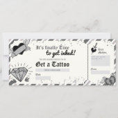 Holen Sie sich einen Tattoo Monochrome Geschenkgut (Vorderseite)