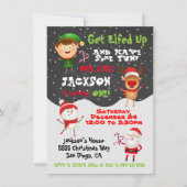 Holen Sie sich Elfed up Christmas Birday Party Ein Einladung (Vorderseite)
