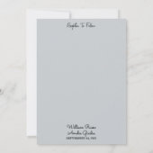 Holen Sie sich Extravagante Metallgläser, glänzend Einladung (Rückseite)