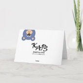 Holen Sie sich gut Teddy Bear Karte (Rückseite)