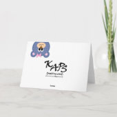 Holen Sie sich gut Teddy Bear Karte (Rückseite)