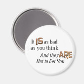 Holen Sie sich heraus Magnet (Vorderseite/Rückseite)