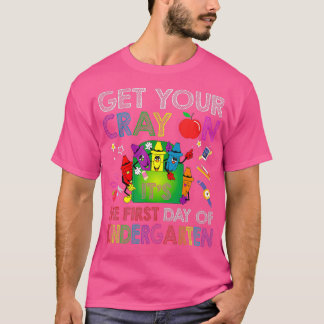 Holen Sie sich Ihr Crayon den ersten Tag des Niedl T-Shirt
