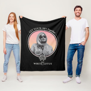 Holen Sie sich Ihr Sh*t zusammen - der weiße Lotus Fleecedecke