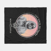 Holen Sie sich Ihr Sh*t zusammen - der weiße Lotus Fleecedecke (Vorderseite (Horizontal))