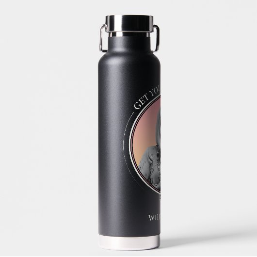 Holen Sie sich Ihr Sh*t zusammen - der weiße Lotus Trinkflasche (Vorne)