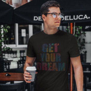Holen Sie sich Ihr Traumangebot, farbenfrohe Finge T-Shirt