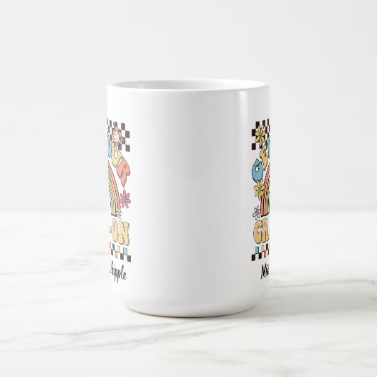 Holen Sie sich Ihr verrücktes Regenbogenlehrer-Ges Kaffeetasse (Mittel)