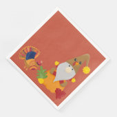 Holen Sie sich Ihre Fett Pants Erntedank Collectio Serviette (Ecke)