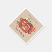 Holen Sie sich Ihre fetten Pants Bereit Erntedank Serviette (Ecke)