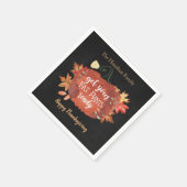 Holen Sie sich Ihre fetten Pants Bereit Erntedank  Serviette (Ecke)