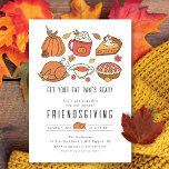 Holen Sie sich Ihre fetten Pflanzen bereit Freunds Einladung<br><div class="desc">Dieses moderne Friendsgiving Erntedank lädt mit niedlichen Zeichnungen des Erntedank Food Set auf einem schlichten,  weißen Hintergrund zum Sprichwort "Get Your Fat Pants Ready" in einem modernen Schriftart ein. Es ist der perfekte Weg,  um Ihre Freunde zu einem lustigen und festlichen Erntedank-Fest einzuladen.</div>