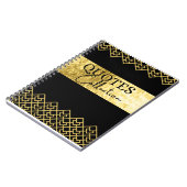 Holen Sie sich Ihre Gedanken in einem Notizbuch Notizblock (Linke Seite)