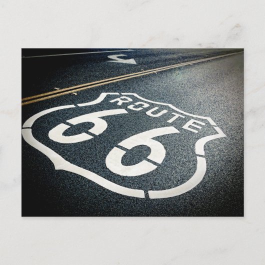 Holen Sie sich Ihre Kicks auf der Route 66 Postkarte (Vorderseite)