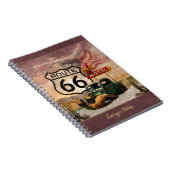 Holen Sie sich Ihre Kicks auf Route 66 (anpassbar) Notizblock (Rechte Seite)