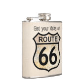 Holen Sie sich Ihre Kicks auf Route 66 Flachmann (Rechts)