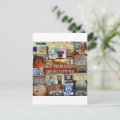 Holen Sie sich Ihre Kicks auf Route 66 Postkarte (Stehend Vorderseite)