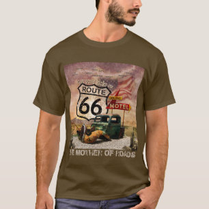 Holen Sie sich Ihre Kicks auf Route 66 T-Shirt