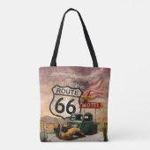 Holen Sie sich Ihre Kicks auf Route 66 Tasche (Rückseite)