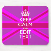 Holen Sie sich Ihren Behalten, ruhigen Text auf Fu Mousepad (Vorne)