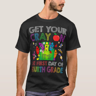 Holen Sie sich Ihren Crayon seinen ersten Tag des T-Shirt