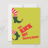 Holen Sie sich Ihren Elf & Jingle on Holiday Party Einladung (Vorderseite)