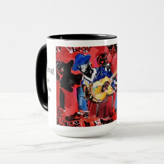 Holen Sie sich Ihren Geschmack Behaltend Blues Ali Tasse (Vorderseite Links)