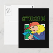 Holen Sie sich Ihren Golf Postkarte (Vorne/Hinten)
